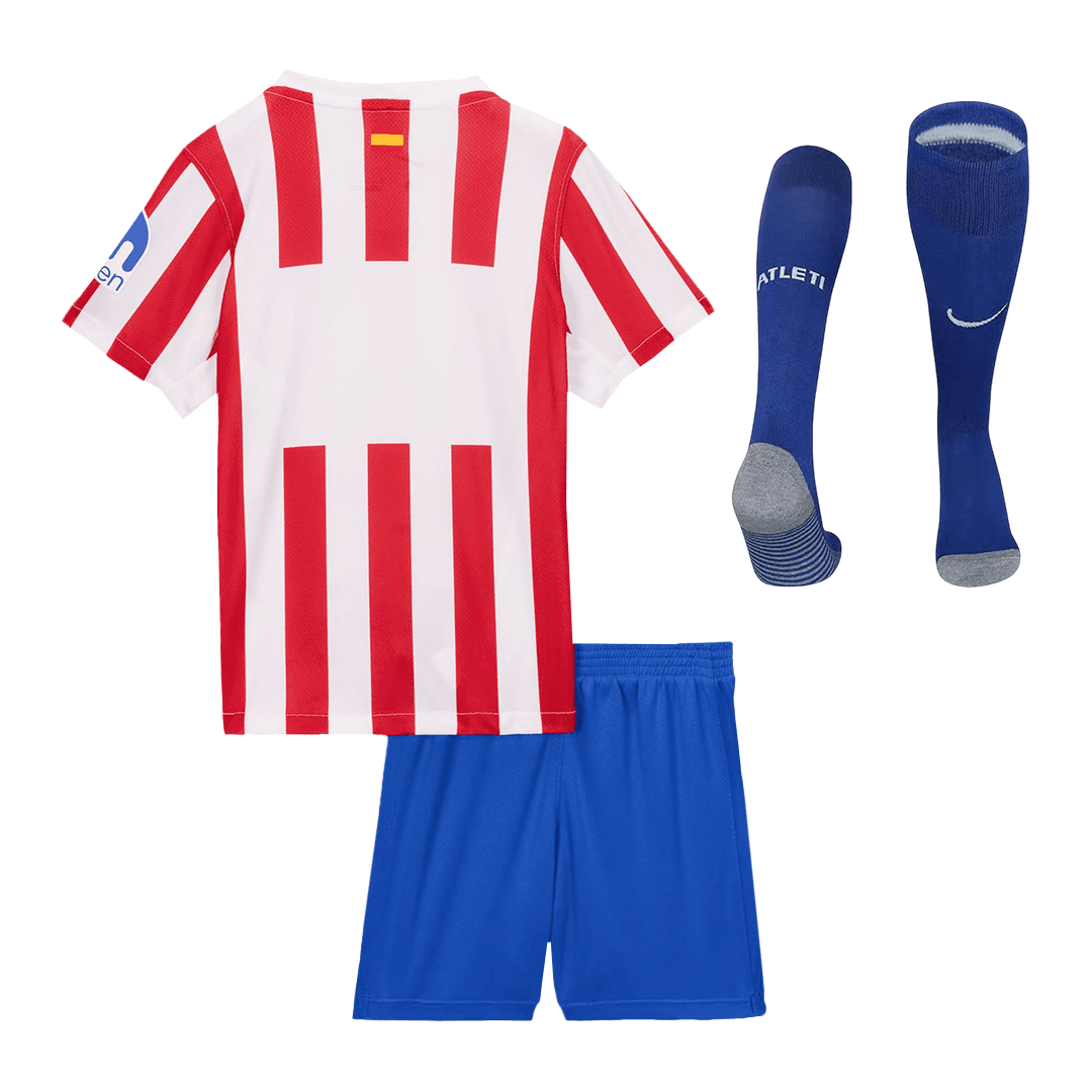 Atlético Domicile Maillot Kit 2025/26 Junior Red&White