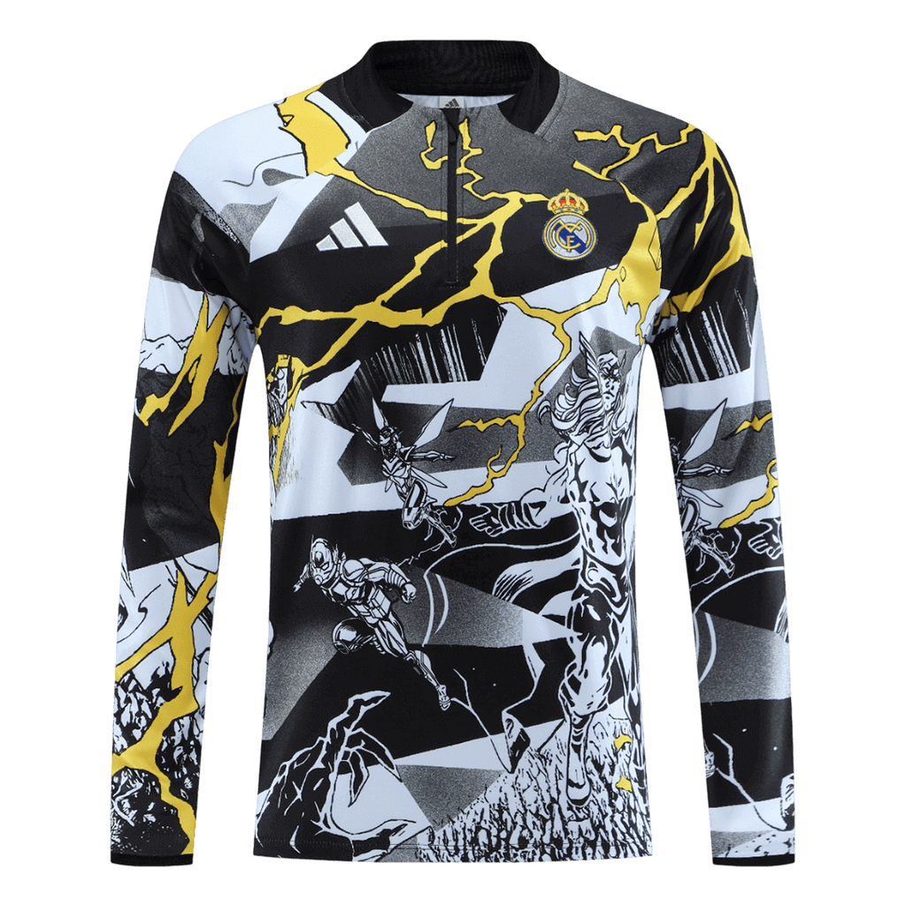 Vente Flash Real Madrid Sweatshirt Kit 2025/26 Enfant Noir