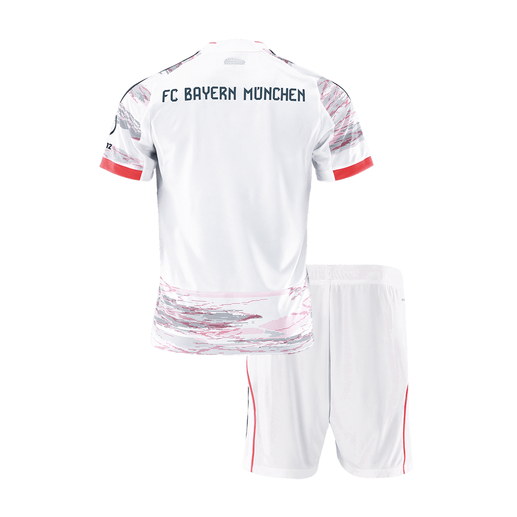 Munich Extérieur Maillot Kit 2025/26 Enfant Blanc