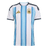 Argentine Domicile Maillot Coupe du Monde 2026 Blue&White Grande Taille