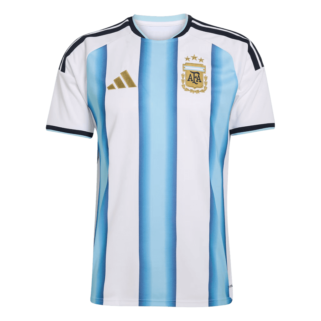 Argentine Domicile Maillot Coupe du Monde 2026 Blue&White Grande Taille