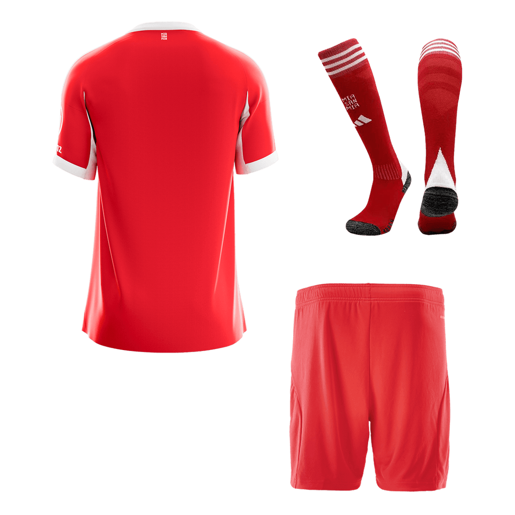 Men Munich Domicile Maillot Kit 2025/26 Rouge - Super