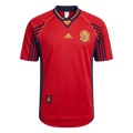 Retro Espagne Domicile Maillot 1998 Rouge
