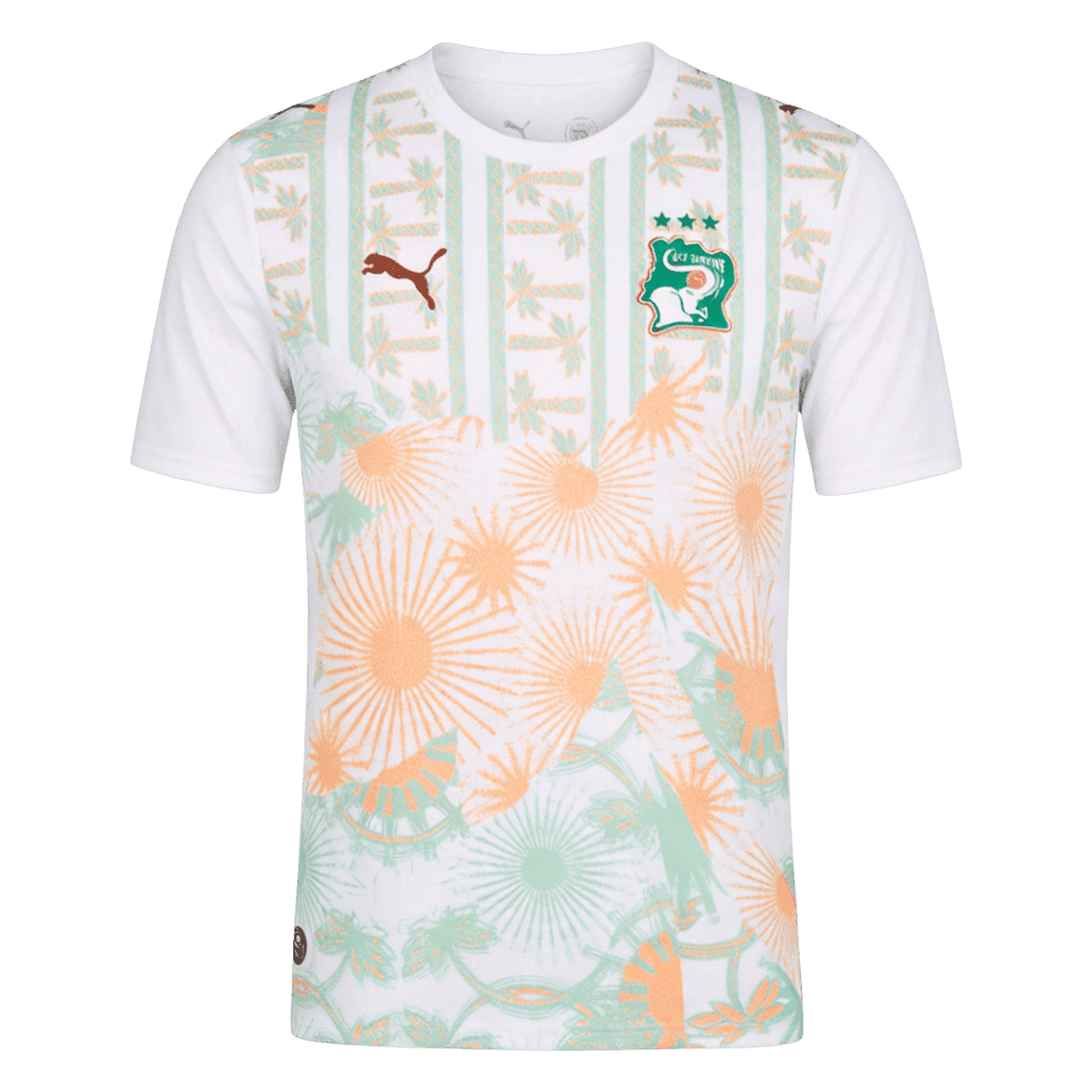 Côte d'Ivoire Extérieur Maillot - Coupe du Monde 2026 Blanc