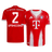 UPAMECANO #2 Munich Domicile Maillot 2025/26 Rouge Joueur