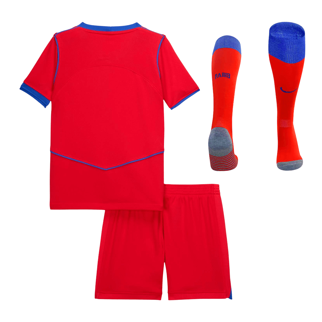 Third Maillot Kit 2025/26 Enfant Rouge