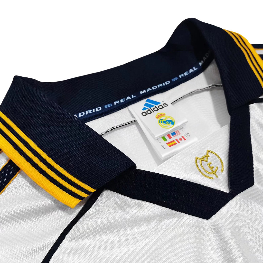 RAUL #7 Retro Real Madrid Domicile Maillot 99/00
