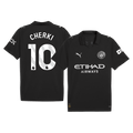 CHERKI #10 Manchester City Extérieur Maillot 2025/26 Noir