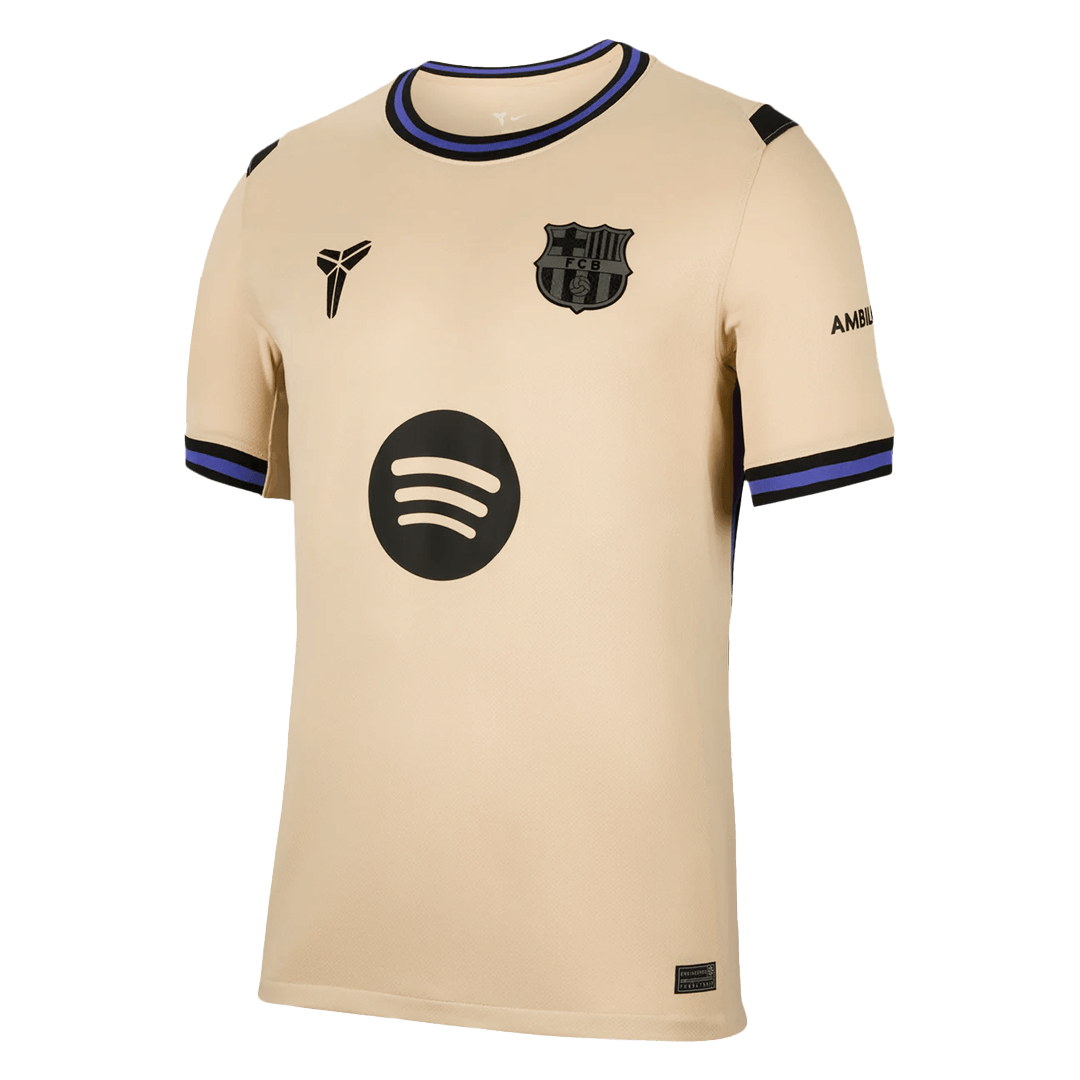 LAMINE YAMAL #10 Barcelone Extérieur Maillot 2025/26 Jaune