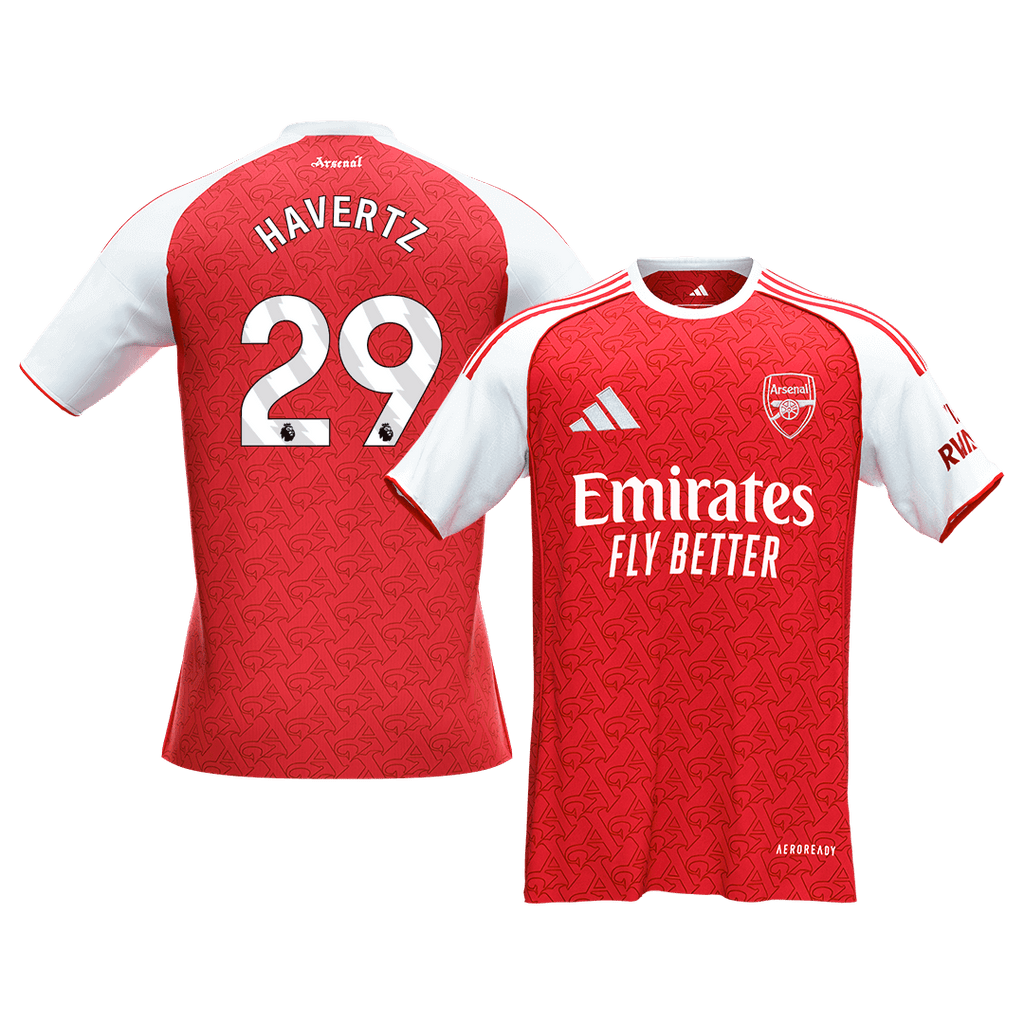 HAVERTZ #29 Arsenal Domicile Maillot 2025/26 Rouge - Super