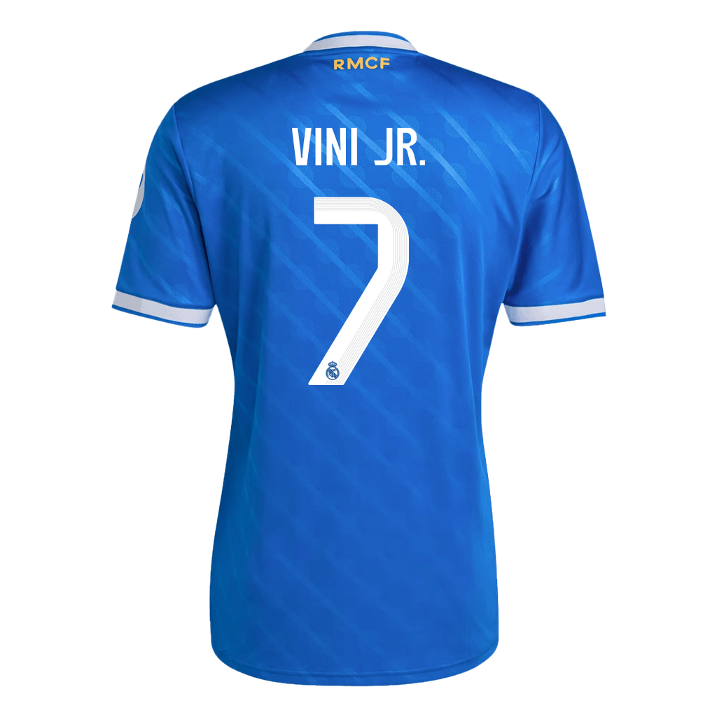 VINI JR. #7 Real Madrid Third Maillot 2025/26 Bleu
