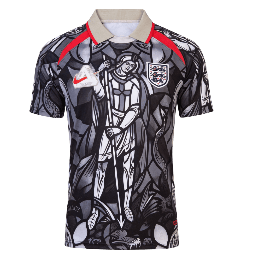 Angleterre Pre-Match Maillot - Coupe du Monde 2026 Noir Grande Taille