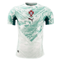 Portugal Extérieur Maillot Coupe du Monde 2026 White&Green Joueur Grande Taille