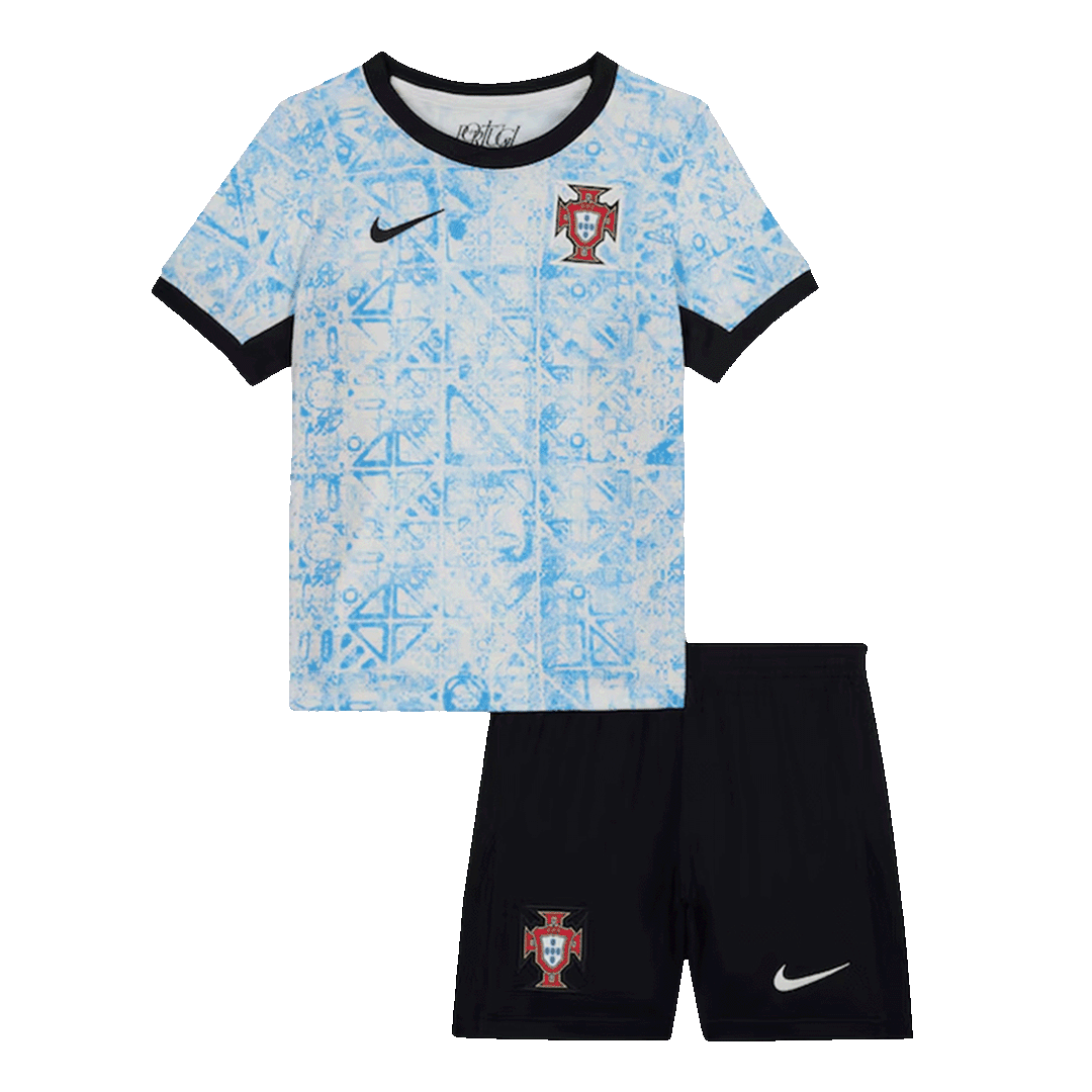 Portugal Extérieur Maillot Kit 2024 Junior