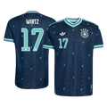 WIRTZ #17 Allemagne Extérieur Maillot - Coupe du Monde 2026 Bleu marine Joueur