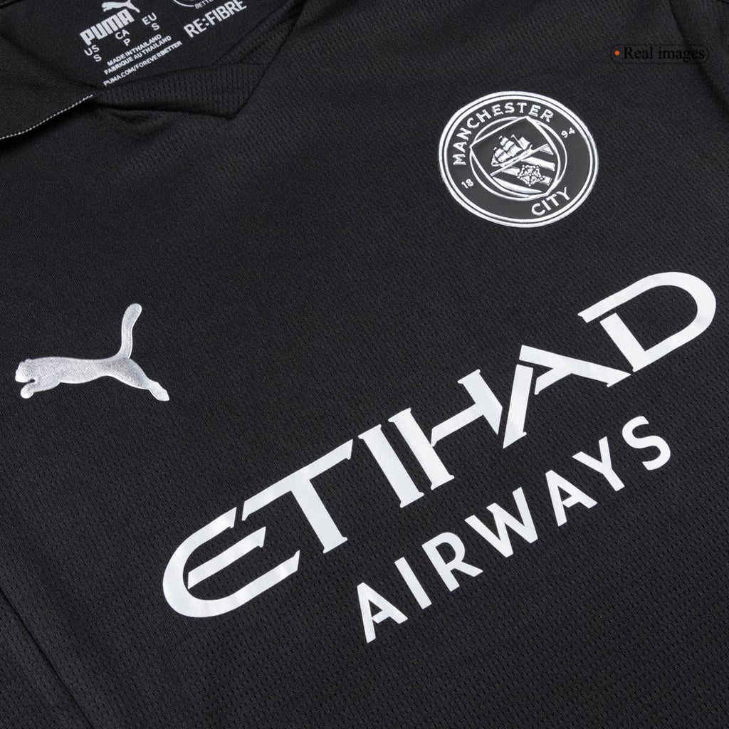 Femme Manchester City Extérieur Maillot 2025/26 Noir