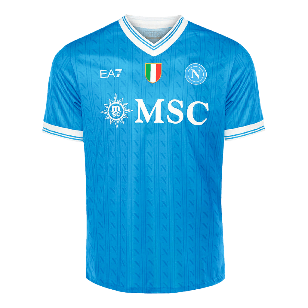 DE BRUYNE #11 Naples Domicile Maillot 2025/26 Bleu