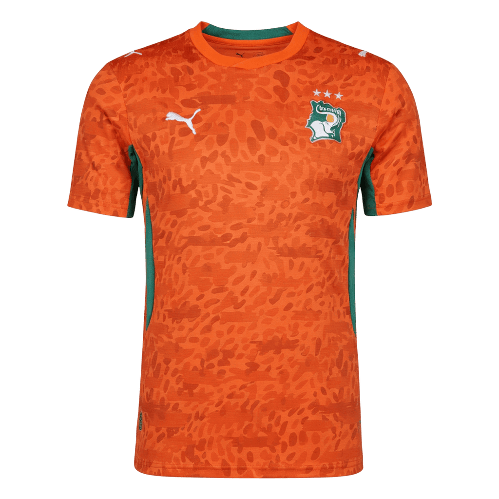 Côte d'Ivoire Domicile Maillot - Coupe du Monde 2026 Orange Grande Taille
