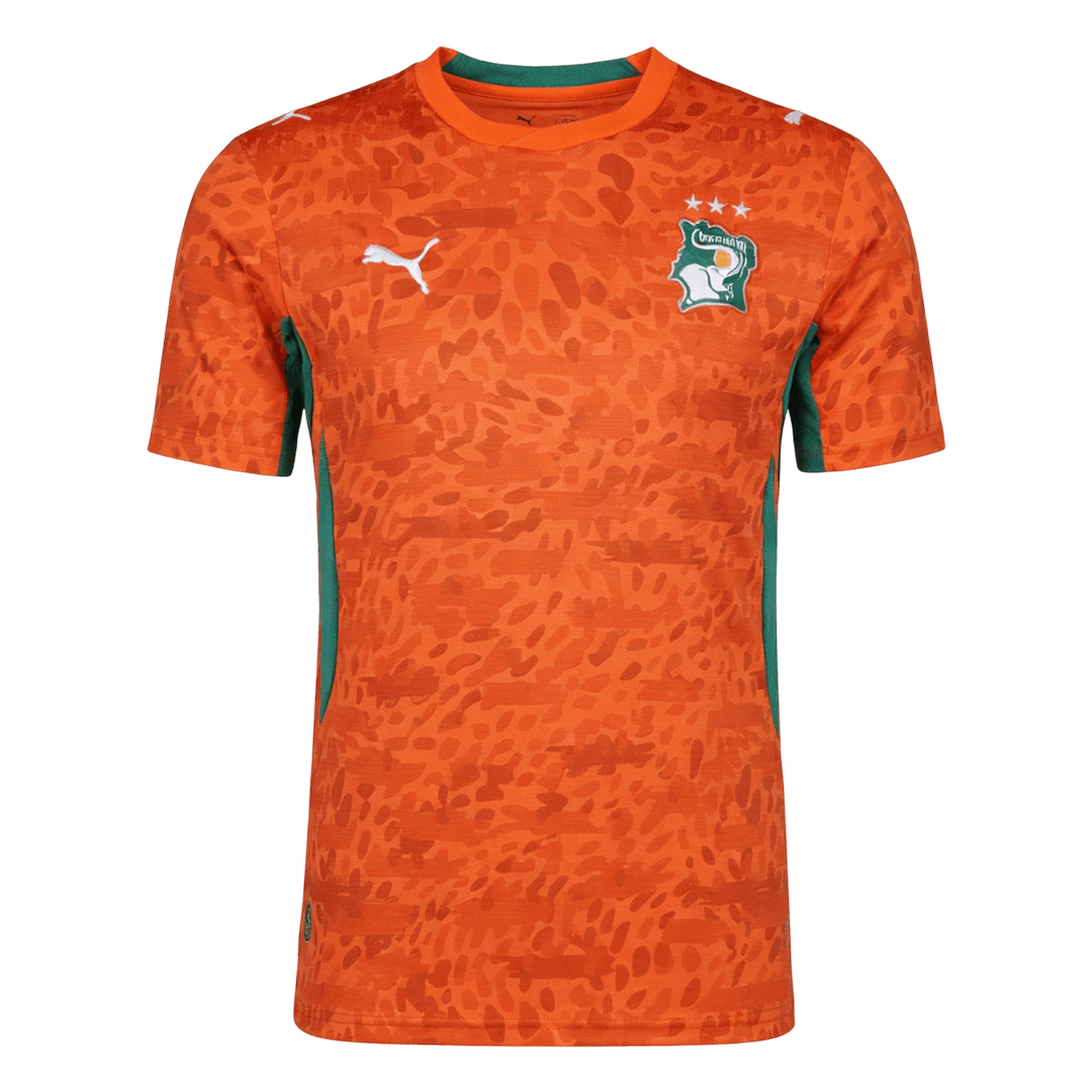 Côte d'Ivoire Domicile Maillot - Coupe du Monde 2026 Orange Grande Taille