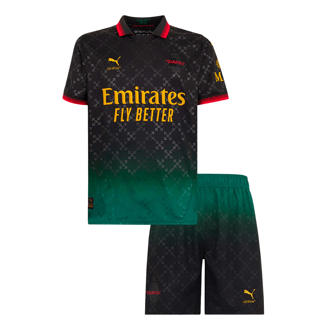 Milan AC Fourth Away Maillot Kit 2024/25 Junior