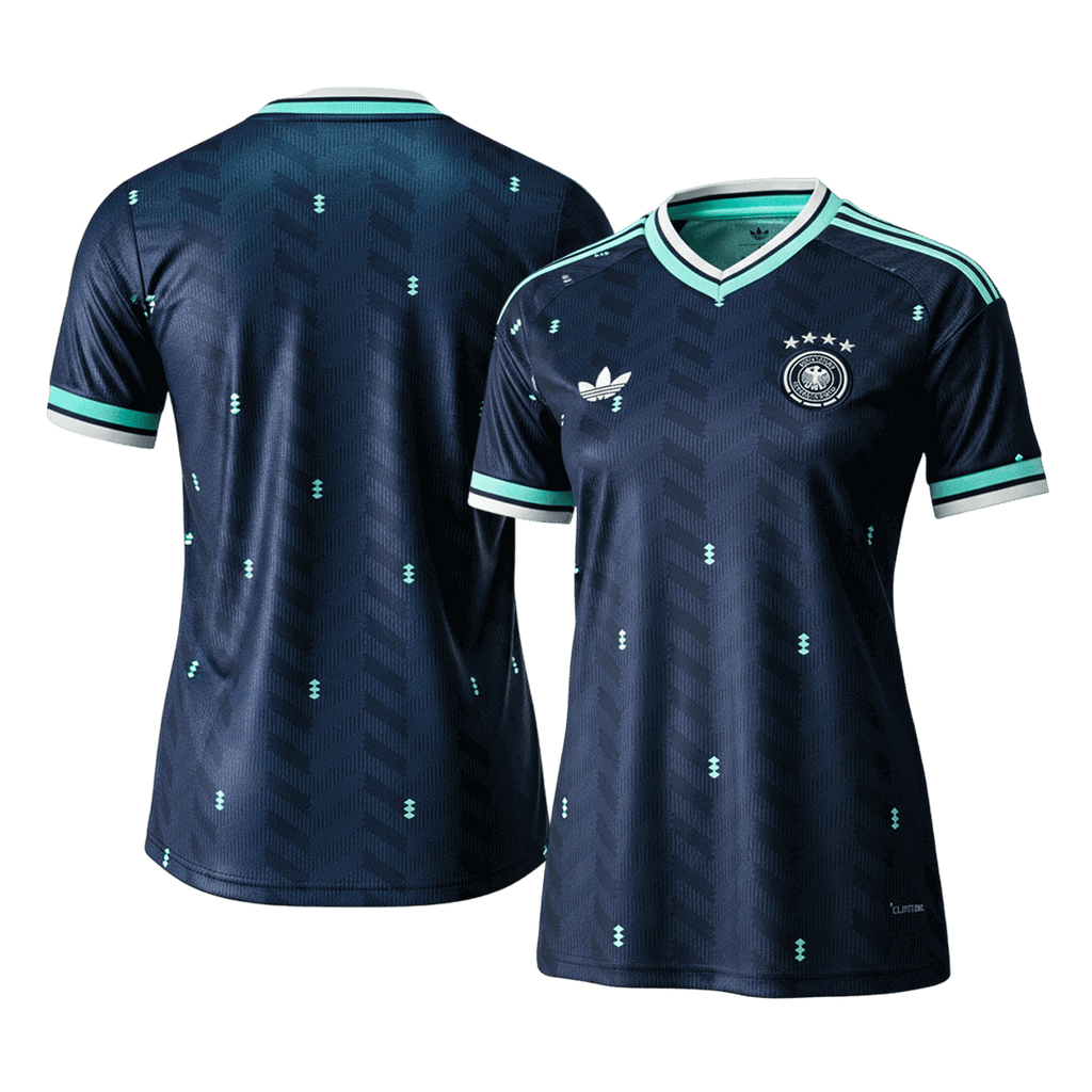 Femme Allemagne Extérieur Maillot - Coupe du Monde 2026 Bleu marine