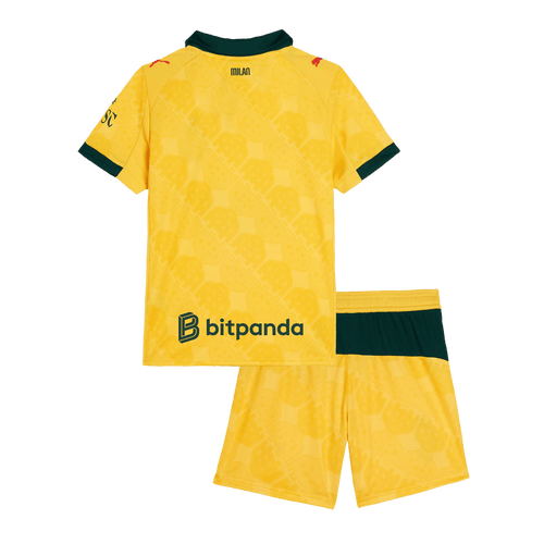 AC Milan Third Maillot Kit 2025/26 Enfant Jaune
