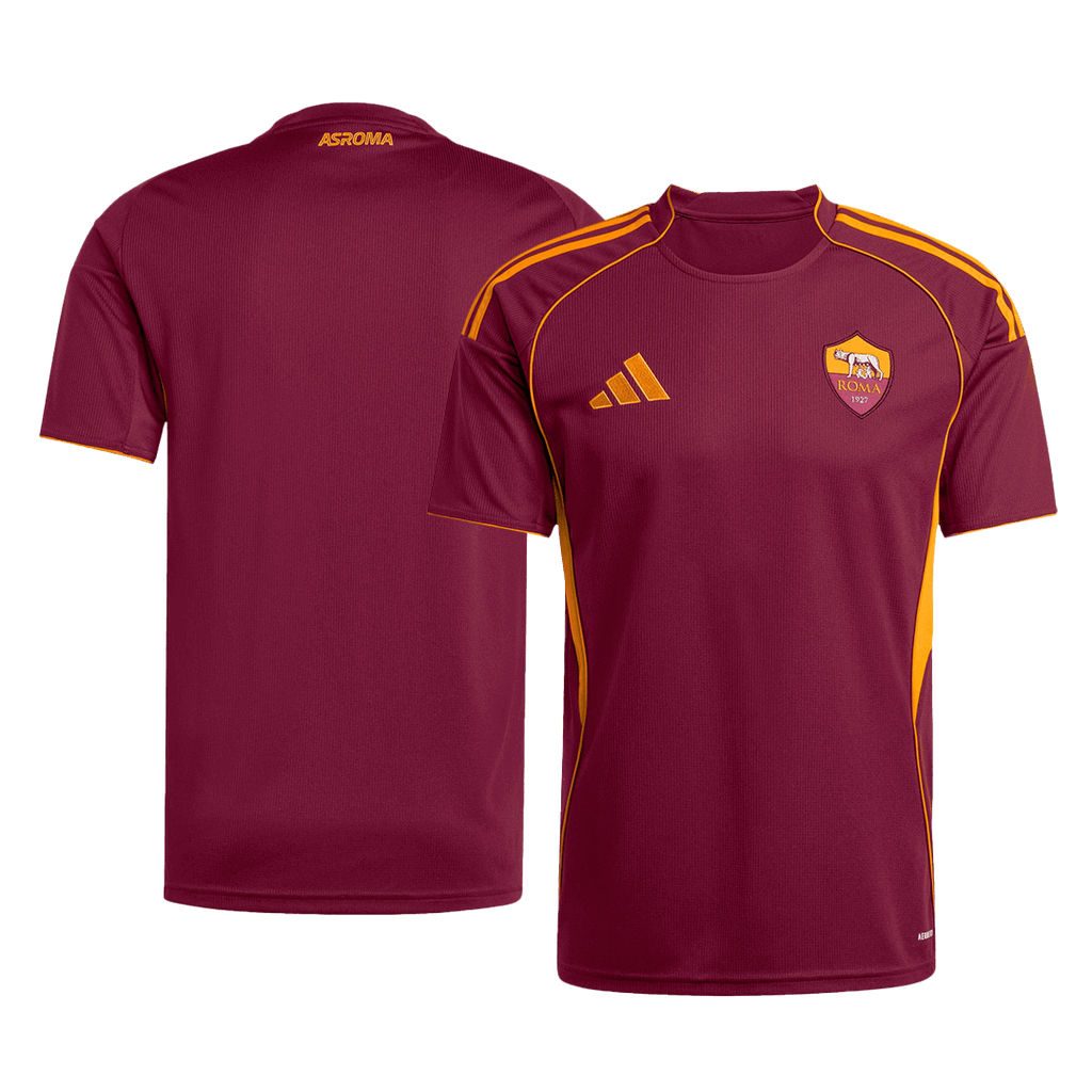Roma Domicile Maillot Kit 2025/26 Rouge