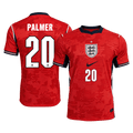 PALMER #20 Angleterre Extérieur Maillot - Coupe du Monde 2026 Rouge Joueur