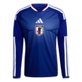 Japon Domicile Maillot Manches Longues - Coupe du Monde 2026 Bleu marine Grande Taille
