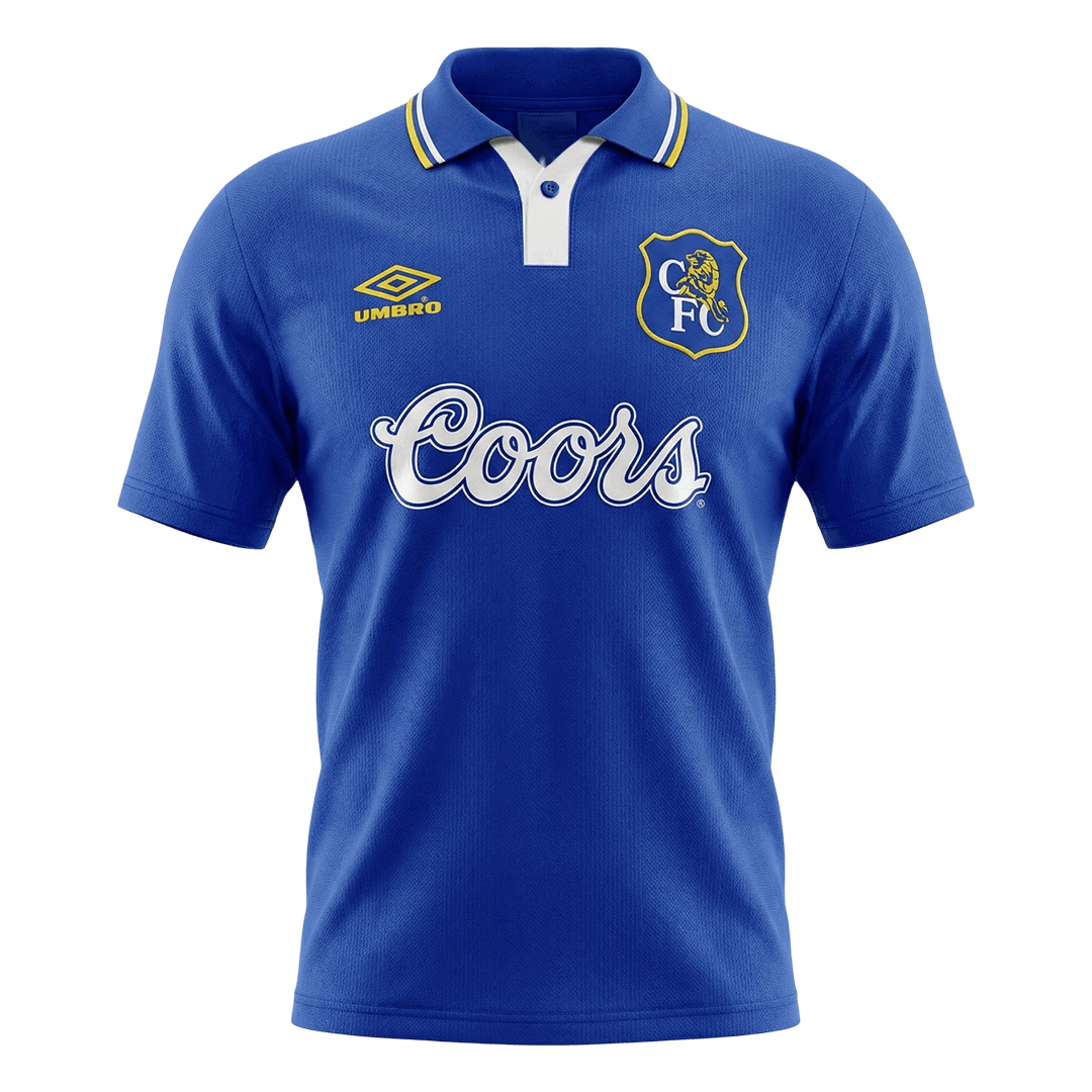 Retro Chelsea Domicile Maillot 95/97 Bleu
