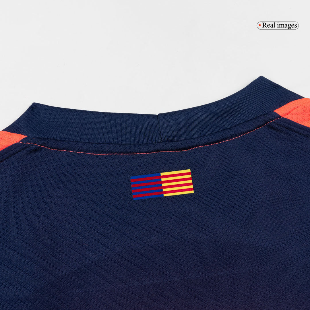 PEDRI #8 Barcelone Third Maillot 2025/26 Orange - UCL