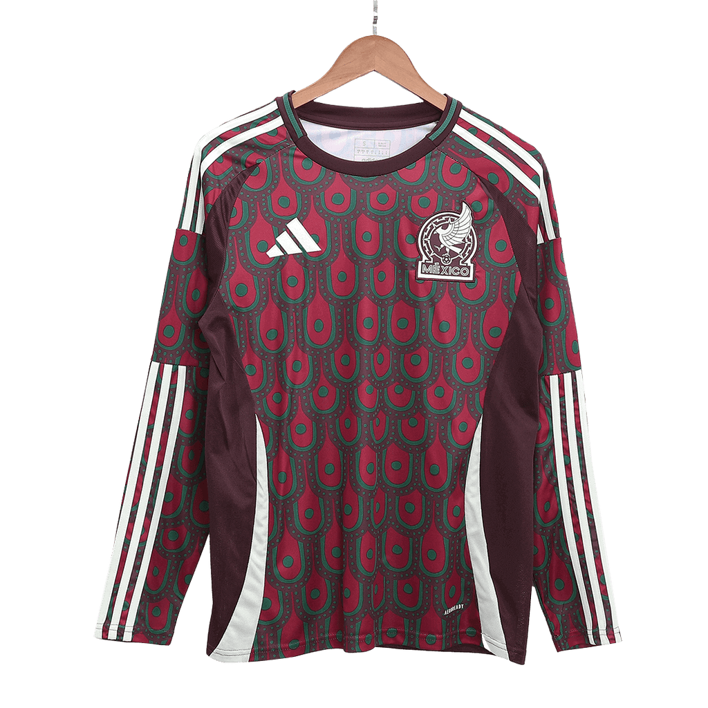 Mexique Domicile Maillot Manches Longues 2024 Grande Taille