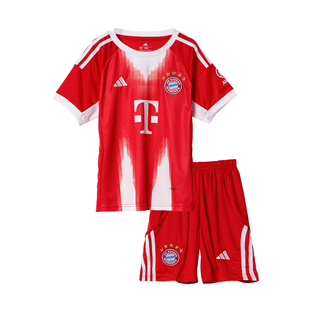Munich Domicile Maillot Kit 2025/26 Enfant Rouge