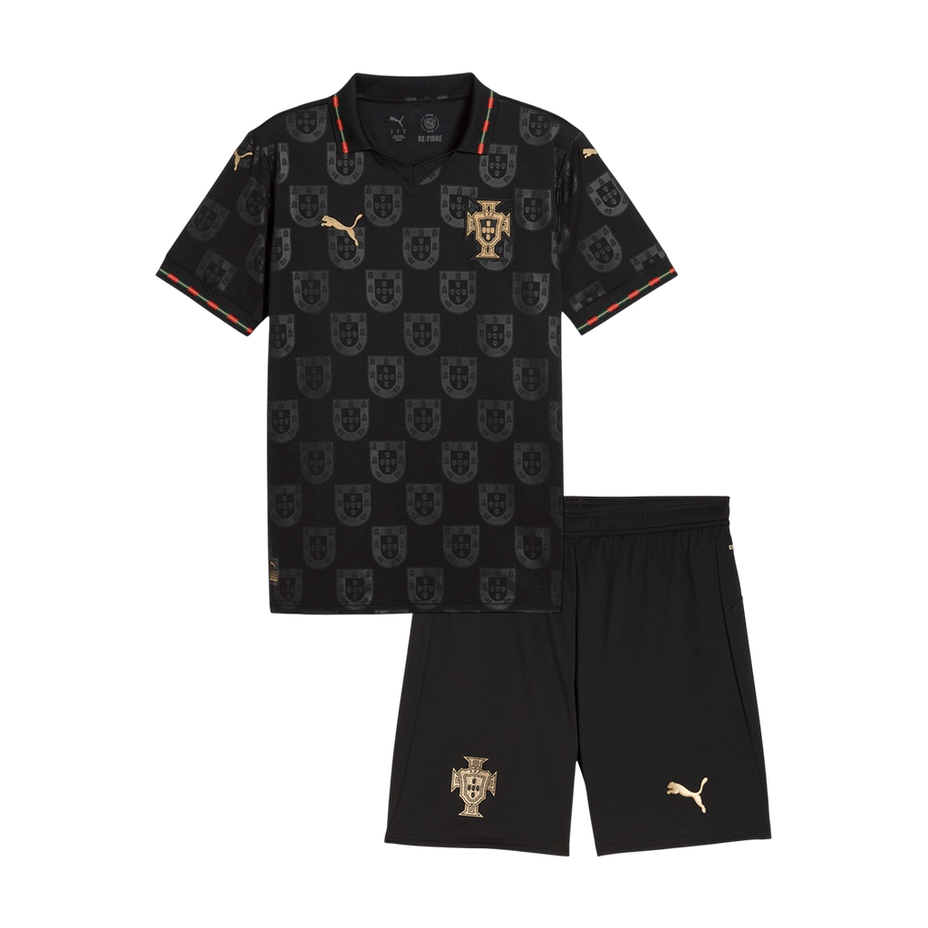 Portugal Maillot Kit - Coupe du Monde 2026 Noir