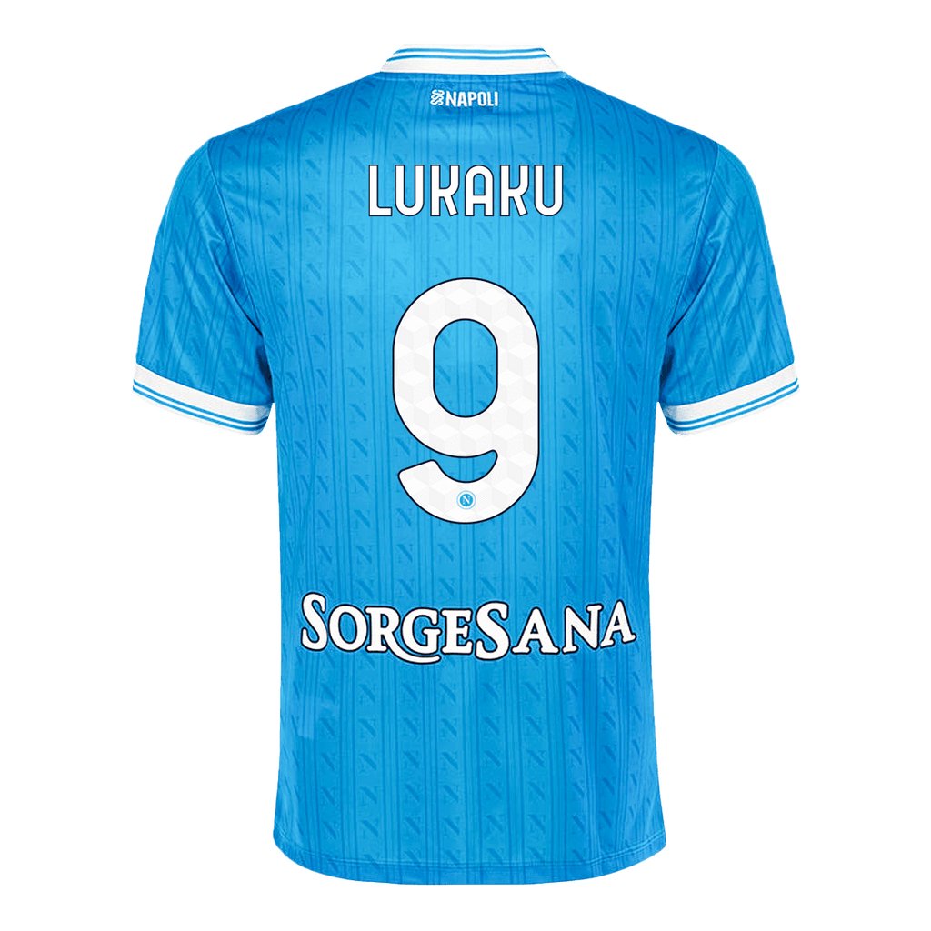 LUKAKU #9 Naples Domicile Maillot 2025/26 Bleu