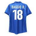 Retro BAGGIO R. #18 Italie Domicile Maillot 1998