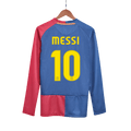 Retro MESSI #30 Barcelone Domicile Maillot Manches Longues 2008/09 - UCL Final
