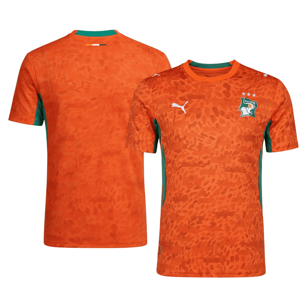 Côte d'Ivoire Domicile Maillot - Coupe du Monde 2026 Orange Grande Taille