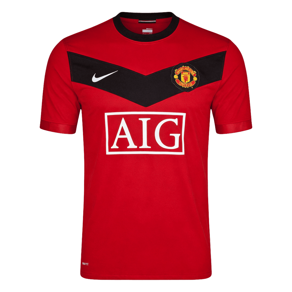 Retro Manchester United Domicile Maillot 2009/10 Rouge