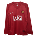 Retro Manchester United Domicile Maillot Manches Longues 2007/08