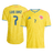 LUIS DíAZ #7 Colombie Domicile Maillot Coupe du Monde 2026 Jaune Joueur