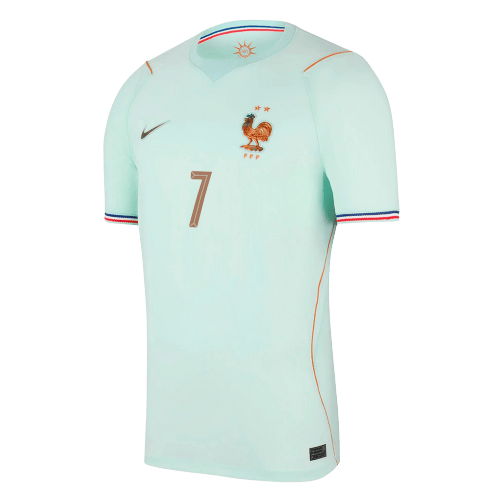 DEMBELE #7 France Extérieur Maillot - Coupe du Monde 2026 Bleu