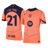 F.DE JONG #21 Barcelone Third Maillot 2025/26 Orange Authentique - UCL