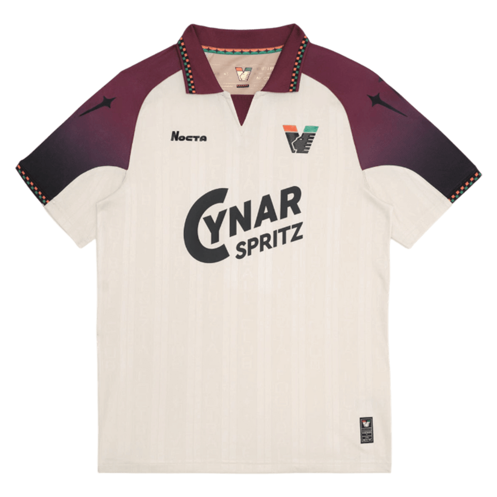 Venezia FC Extérieur Maillot 2025/26 Beige Grande Taille