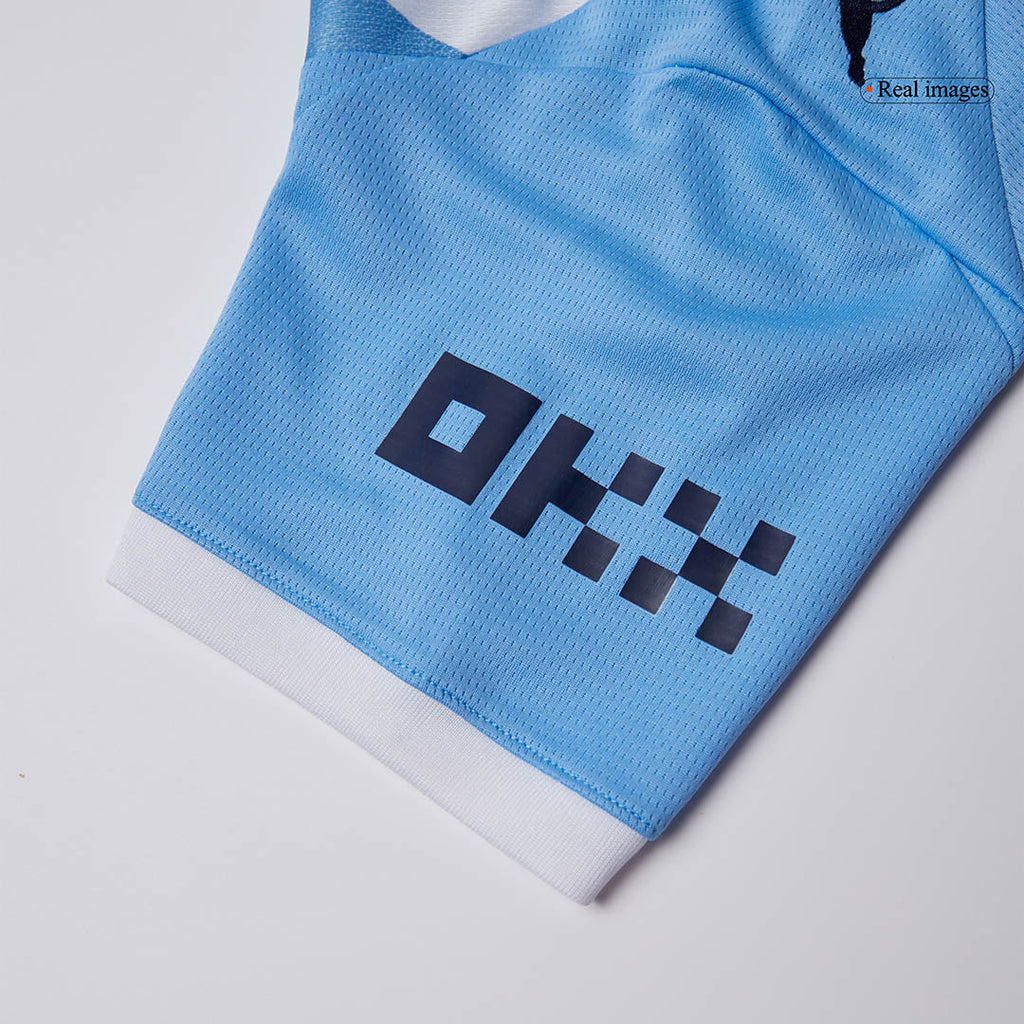 Femme Manchester City Domicile Maillot 2025/26 Bleu