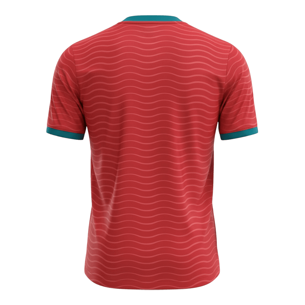 Portugal Domicile Maillot Coupe du Monde 2026 Rouge Grande Taille