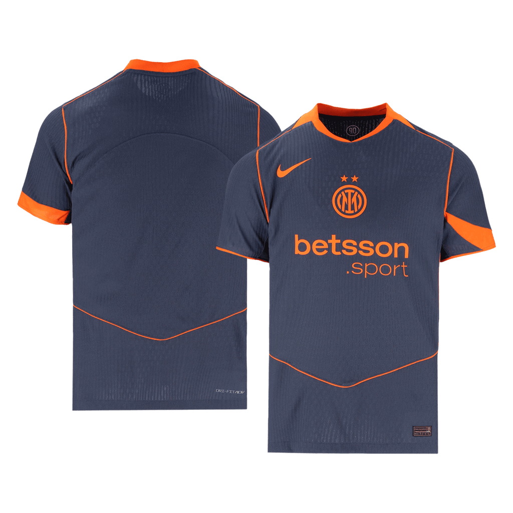 Inter Milan Third Maillot 2025/26 Bleu marine Authentique Grande Taille