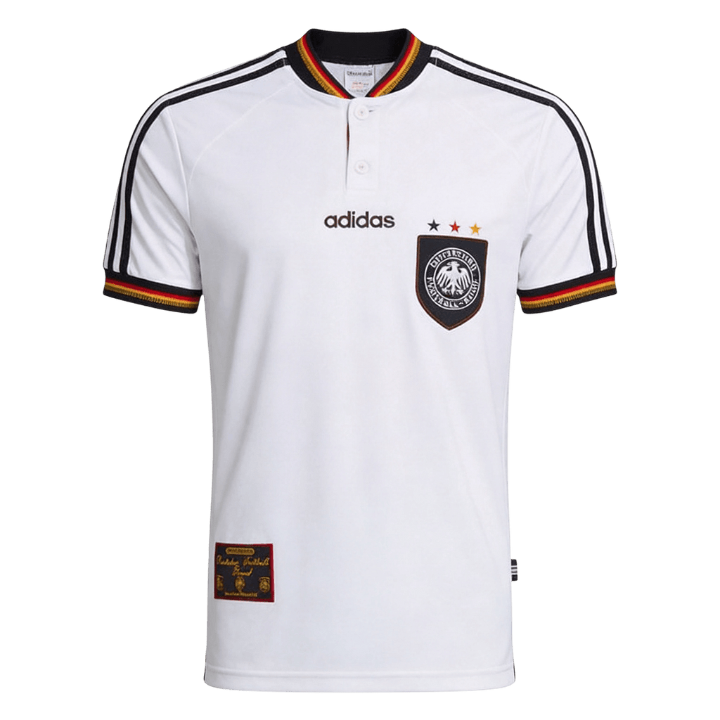 Retro Allemagne Domicile Maillot 1996 Blanc
