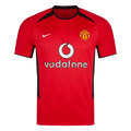 Retro Manchester United Domicile Maillot 2002/04 Rouge
