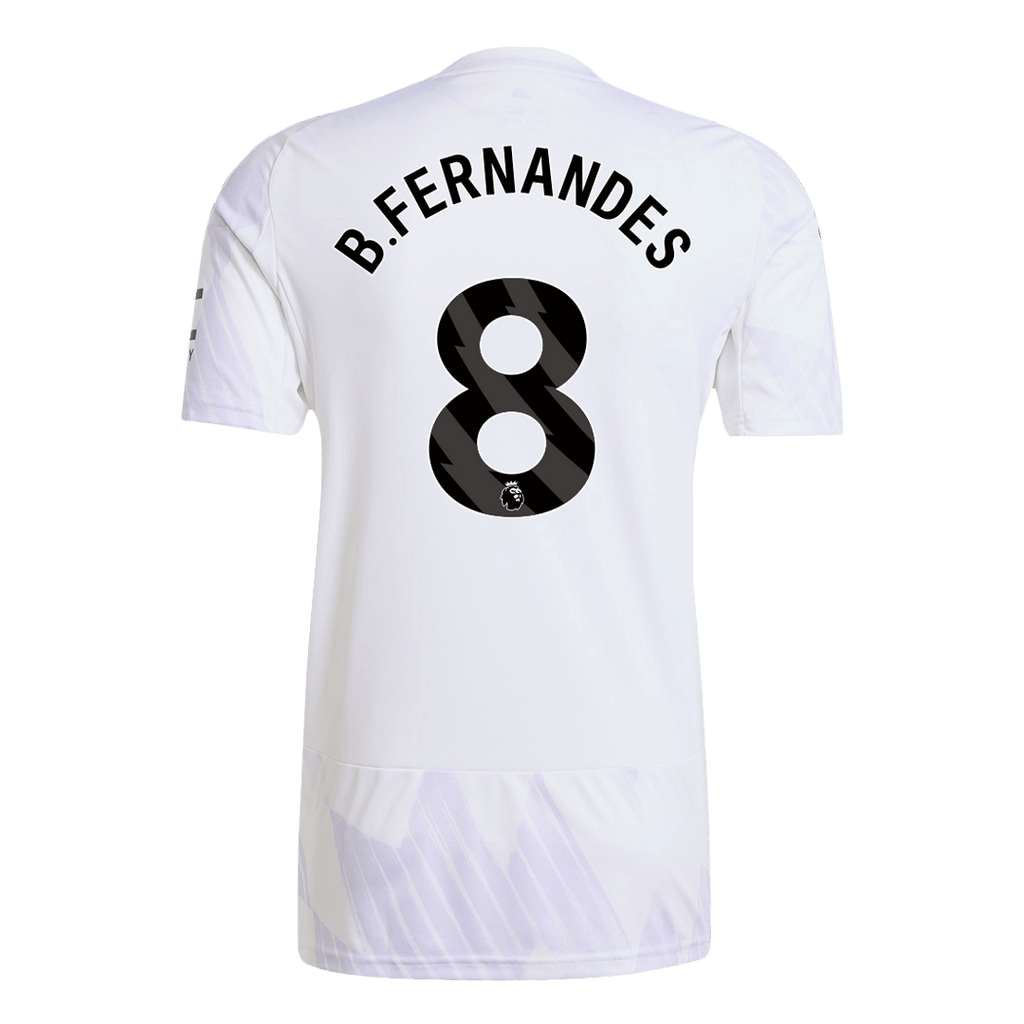 B.FERNANDES #8 Manchester United Extérieur Maillot 2025/26